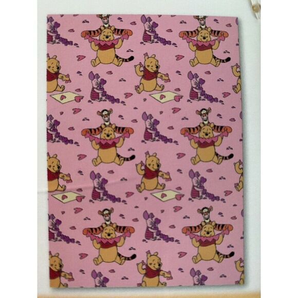 Disney Winnie The Pooh Tigger Piglet Valentines Blanket Soft Throw 50 X 70” NEW - Picture 6 of 16